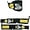 Yellow, variant on Nordic Lifting Wrist Wraps 14" for Weightlifting, Cross Training and Powerlifting -1 Pair