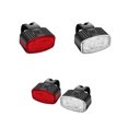 thumbnail image 3 of Greeniant 2 luces para bicicleta, lámpara para manillar, suministros para ciclismo, faros para bicicletas, funcionamiento con batería, luces traseras Ciclismo Blanco Luz delantera Greeniant OD032152-02B, 3 of 6