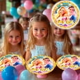 thumbnail image 4 of 24Pz Plato De Cartón Premium Pastelero De Personajes My girl viajando, 4 of 4