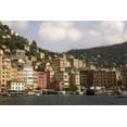 thumbnail image 2 of Kaveney, Wendy 18x13 Black Ornate Wood Framed with Double Matting Museum Art Print Titled - Italy, Camogli Boats moored in harbor, 2 of 4