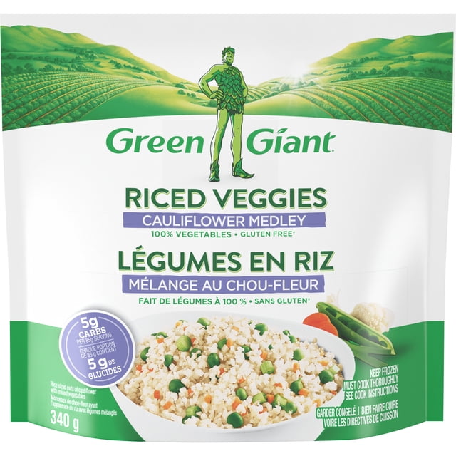 Green Giant Riced Veggies Cauliflower Medley, 340 g
