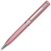 Elica Pink Twist Ballpoint Pen - Medium Tip Point 0.7mm Black Ink Refill