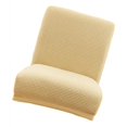thumbnail image 4 of Funda Jacquard para comedor, elásticas extraíbles para parte inferior Protector de comedor, hotel, Baoblaze Fundas de respaldo corto para sillas, 4 of 8