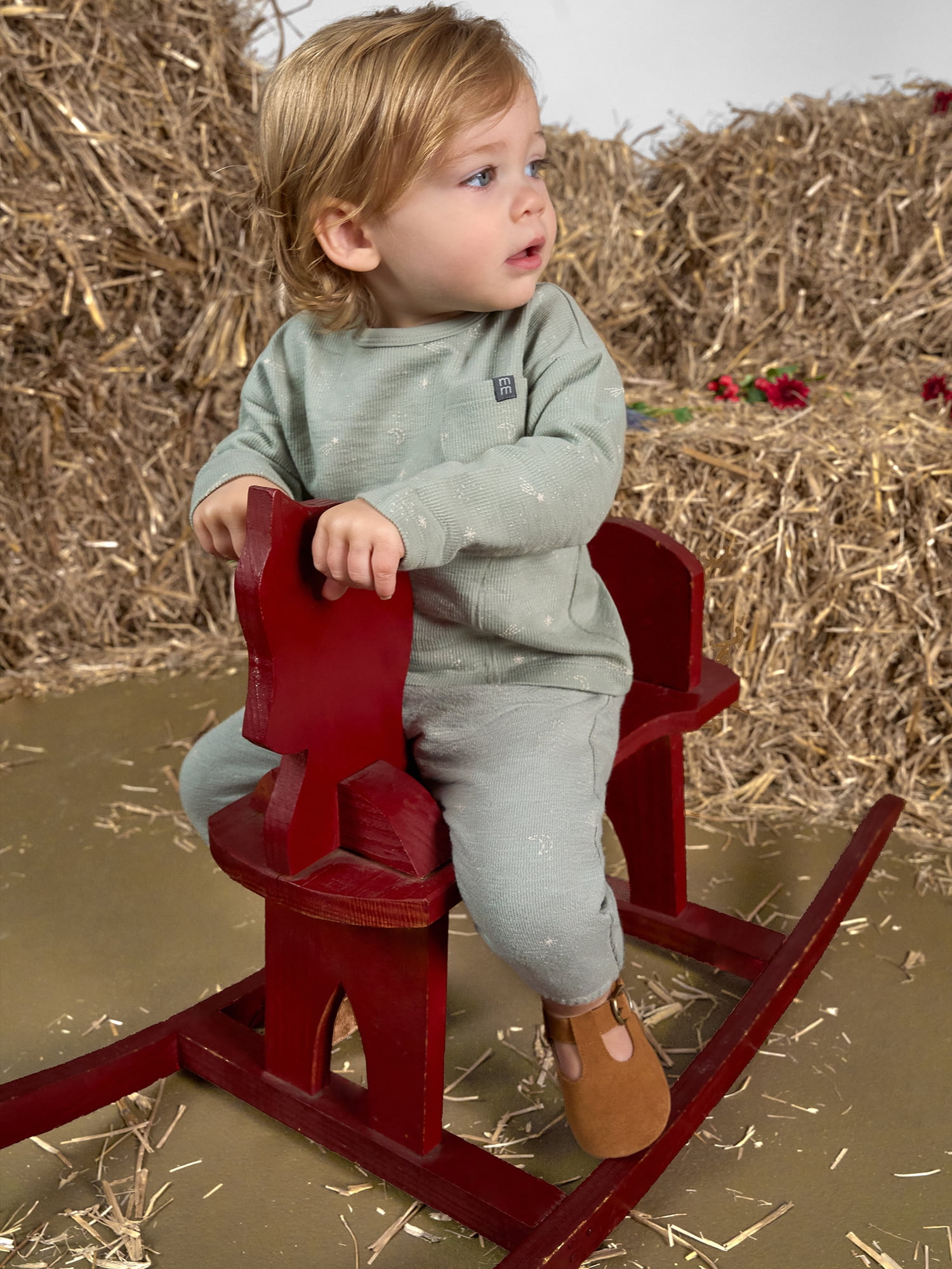 Modern Moments by Gerber Gender Neutral 2-Piece Outfit Sets, Sizes 0/3 Months - 24 Months
