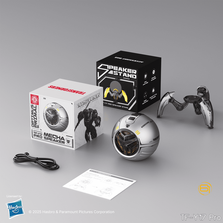 Transformers TF-Y17Pro Mecha Bluetooth TWS Speaker, 10W Hi-Fi 57mm
