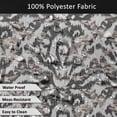 thumbnail image 5 of Vargottam Indoor/OutdoorTablecloth58x102 Inch RectangleTablecloth with Umbrella Hole and Zip- Waterproof PatioTableCloths- TableCovers for Backyard RectangularTable- Gray2, 5 of 5
