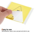 thumbnail image 4 of Unique Bargains Triangle Electrical Shock Risk Warning Sign Self Adhesive Yellow 100mmx100mm Pack of 4, 4 of 5