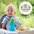 thumbnail image 4 of 1 plato de acero inoxidable para niños, plato de comida, plato de almacenamiento de alimentos para el hogar, 4 of 6