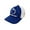 Blue with White Mesh, variant on Heritage Pride Logo Georgia Peach Embroidered Trucker Hat-Blue, White Mesh