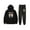 Black, variant on Lefty Sm Rapper Hoodie Jogger Pant 2 Piece Sets Men Women Sweatpants 2 Piece Suit