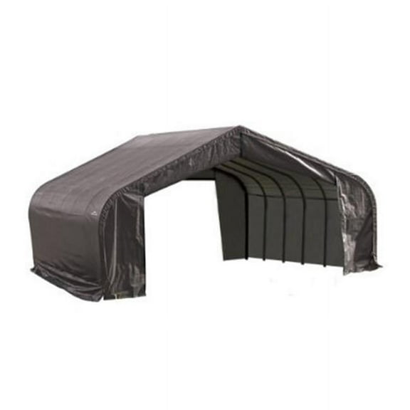 ShelterLogic Peak Style Shelter 22' x 28' x12' Gray Carport