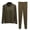 Army Green, variant on Summer Pajamas for Women Fashion Solid Color Lightweight Sleepwear with Pants Summer High Neck Long Sleeve Pajamas Womens Summer Pajamas