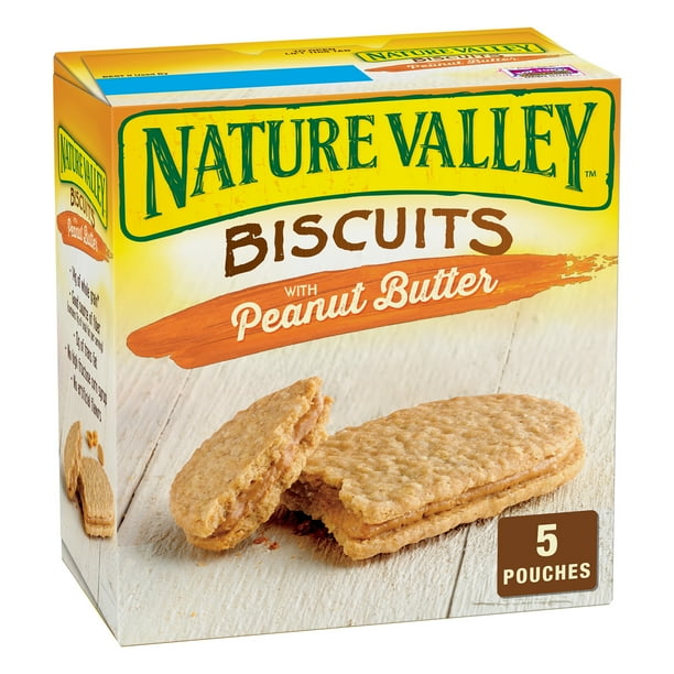 Nature Valley Biscuits with Peanut Butter, 5ct ,6.75 oz