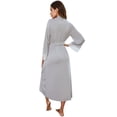 thumbnail image 4 of Women's Bathrode Full Length Knit Kimono Spa Robe S-2XL, 4 of 6