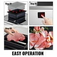 thumbnail image 6 of TOPCHANCES Upgraded Meat Cutter Machine, Commercial 5mm Electric Meat Slicer Shredded Cutting Machine, Stainless Steel 330lb/h, for Slices Strips Cubes (Meat Thickness: 5mm), 6 of 11