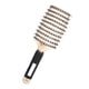thumbnail image 4 of Cepillo para desenredar el cabello pelos de nailon suaves y flexibles experiencia de peinado cómoda cepillo desenredante curvado antideslizante para uso diario ANGGREK Otros, 4 of 8