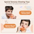 thumbnail image 2 of Juguete sensorial vibratorio recargable por USB Teether BIKCANP de 12 cm, 2 of 6
