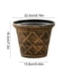 thumbnail image 3 of Maceta de ratán romano de plástico grueso y carnoso de 9 pulgadas, diseño de bonsái de rábano verde, maceta innovadora para balcón agrandada para plantar vegetales, macetas de plástico, 3 of 6