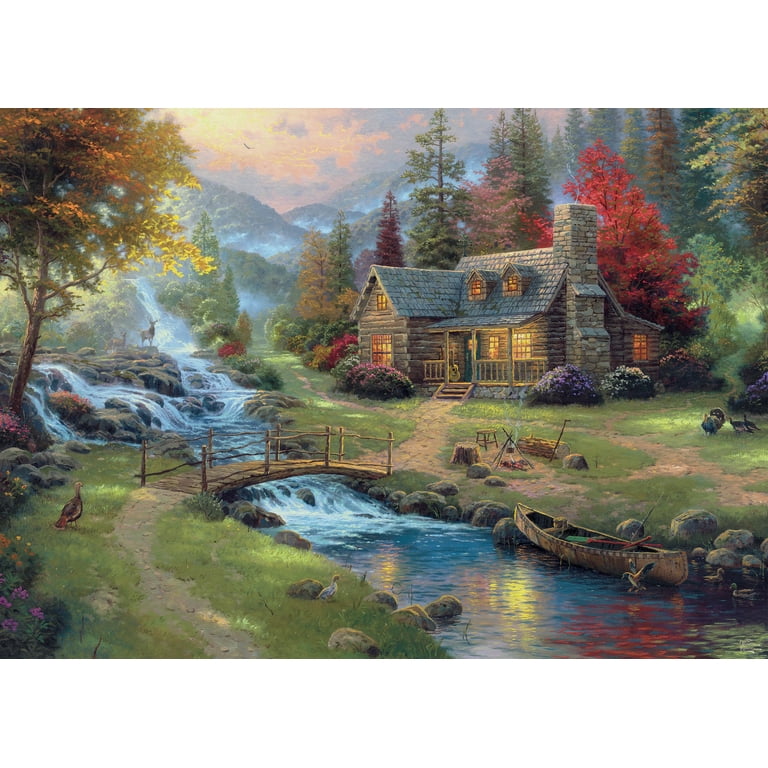 Ceaco - Thomas Kinkade - Mountain Paradise - 1000 Piece Jigsaw