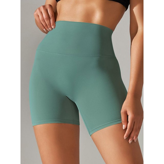 Pantalones cortos deportivos para mujer, mallas de Yoga a prueba de sentadillas, cintura alta, ajustados, secado rápido, ciclismo, entrenamiento, gimnasio