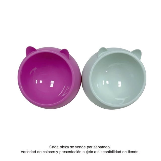 Tazón para Mascota Prichos 18 cm Gato Varios Modelos 1 Pieza