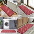 thumbnail image 6 of Red Christmas Deer and Snowflake Pattern Kitchen Rug Mat,Kitchen Runner Rugs Non Skid Washable,Decorative Kitchen Floor Mats for Kitchen,Sink,Laundry,17"x47.2", 6 of 7