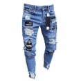 thumbnail image 1 of Men's Slim Fit Ripped Jeans, 1 of 1