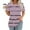 Pink, variant on Tittly T Shirts for Women Spring Tops for Women Plus Size Womens Blouses Casual Tunic Tops For Women Loose Fit Short Sleeve Women's Trendy Gradient Tshirts Graphic Tees Tshirts Shirts Black L