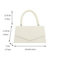 thumbnail image 3 of SUSHANG Women's Suede Bag top Handle Handbag Party Wedding Racing Beach Tote Womens Shoulder Handbag One Size, 3 of 4