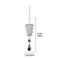 thumbnail image 2 of Fwttom Crystal Ornaments Christmas Tree Decoration - Acrylic Ice Crystal Pinecone Hanging Snowflakes Decorations, Glass Christmas Ornaments for Winter, Holidays, Xmas, Festivals, 2 of 7