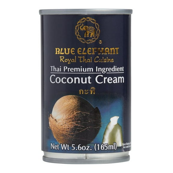 Blue Elephant Royal Thai Cuisine Shelf-Stable Coconut Cream, 165ml, Gluten Free