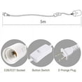 thumbnail image 2 of Hanging Lights with Plug in Cord, 9.84FT Pendant Lighting with ON/Off Switch, String Light Socket Fit for E26/E27 Bulb (Not Included), 2 of 7