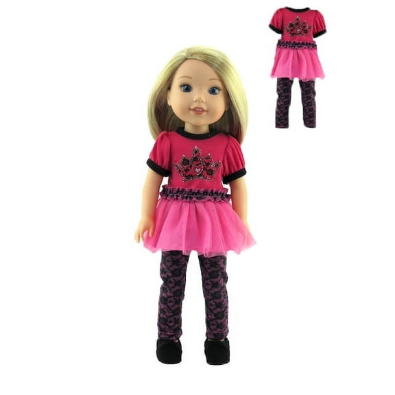 Lace Princess Pant Set For 14.5inch Dolls | American Fashion World