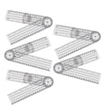 thumbnail image 1 of Protractor Pack of 5 Protractor Angle Spinal Ruler Orthopaedic Ruler Goniometer Physiotherapy Bicycle Protractor, 1 of 7