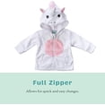thumbnail image 2 of Cuddle Club Fleece Hoodie Jacket Winter Baby Clothes, Unicorn 12-18 Mos, 2 of 6