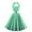 Green, variant on IROINNID A-Line Dress For Women Regular Sleeveless Retro Polka Dots High Waist Belt Halter Neck Backless Makings Dress Round Neckline Print Dress