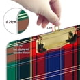 thumbnail image 6 of FORMRS Acrylic Clipboard with Low Profile Clip Standard A4 Letter Size, 12.5" x 9", Red Green Pattern, 6 of 8
