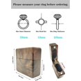 thumbnail image 3 of Wooden Ring Box For Proposal,wedding Engagement Ring Boxes Portable Small Slim Wooden Ring Box For Wedding Ceremony Ring Bearer Box(small, Black Walnu, 3 of 5