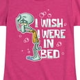 thumbnail image 3 of SpongeBob SquarePants - Squidward Bed - Toddler & Youth Girls Short Sleeve Graphic T-Shirt, 3 of 6