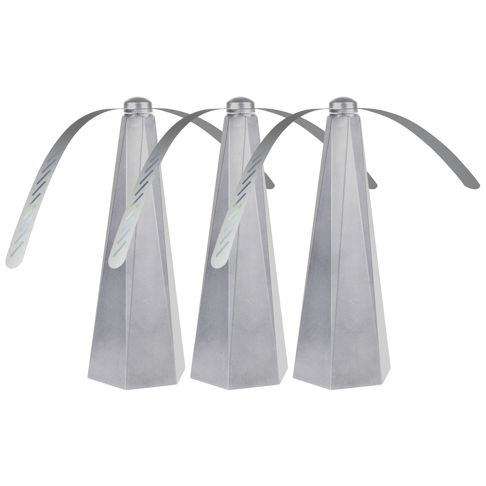 ufehgfjh 2pcs Dual-Blade Multi-Function Fly Catcher Fan Silent Battery-Operated Household Insect Trap Compact Auto Fan Design Quiet Operation Portable indoor pest control