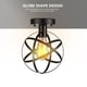 thumbnail image 3 of Colgante Jaula Globo Colgante Luz de hierro forjado Luz de techo Vintage Sin bombilla de lámpara, 3 of 6