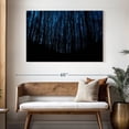 thumbnail image 3 of Elephant Stock Gothic Forest Wall Art - Horizontal Canvas Wall Art - Living Room Wall Decor - Gothic Canvas - Black And Blue Decor - 48" x 32", 3 of 8