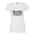 thumbnail image 1 of Womens Volleyball Cool Design Deluxe Soft T-Shirt, 1 of 1