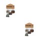 thumbnail image 4 of Pendientes de borla Vintage moda Retro Sonducket 12 Uds alambre borlas gancho, 4 of 6