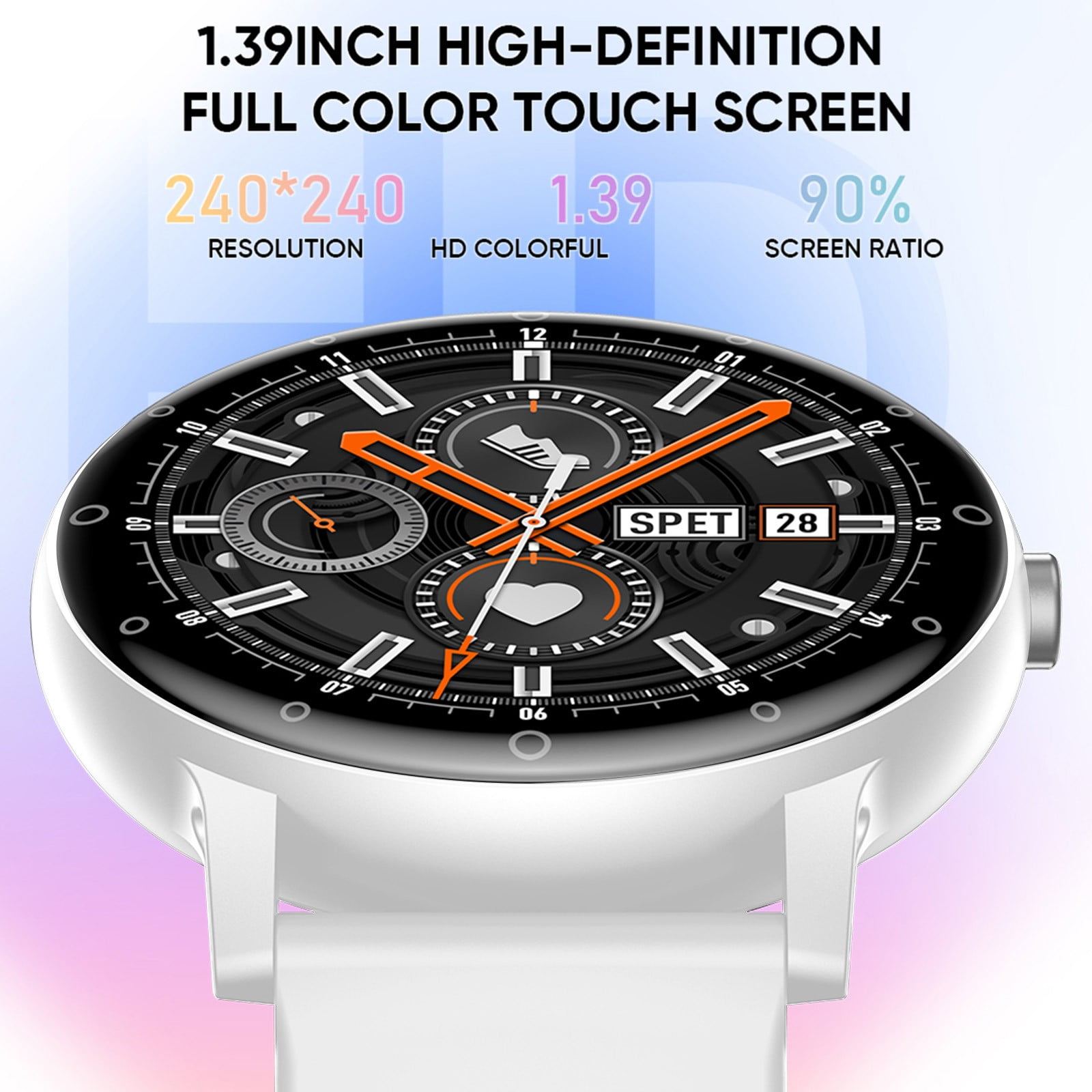 Jubipavy 1.39 High-definition Color Screen Bluetooth Call Information Viewing Multiple Sports Modes And Multifunctional Smartwatch