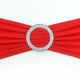 thumbnail image 2 of FELTECHELECTR 50 hebillas de cinta con diamantes para silla, decorativas, de plástico, para bodas, galas, fiestas y eventos formales., 2 of 6