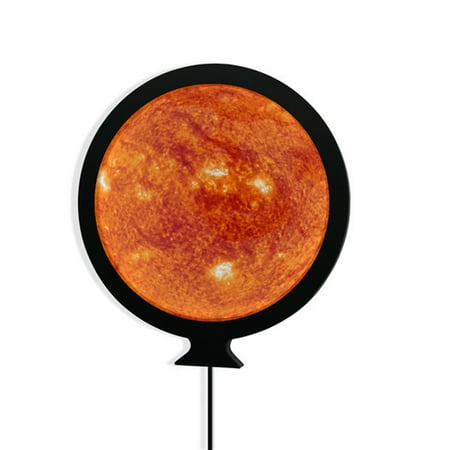 

Round Mirror 24cm 2-in-1 Wall Decorative Mirror for Bedroom Bathroom Vanity USB Charging Nigh Light Home Decoration