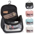 thumbnail image 1 of Deago Hanging Travel Toiletry Bag Waterproof Makeup Cosmetic Bag Travel Organizer for Women and Girls (White), 1 of 9