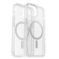 thumbnail image 4 of OtterBox Symmetry Clear MagSafe Case Bulk Clear with Blue Tint for iPhone 16e/15/14/13, 4 of 5