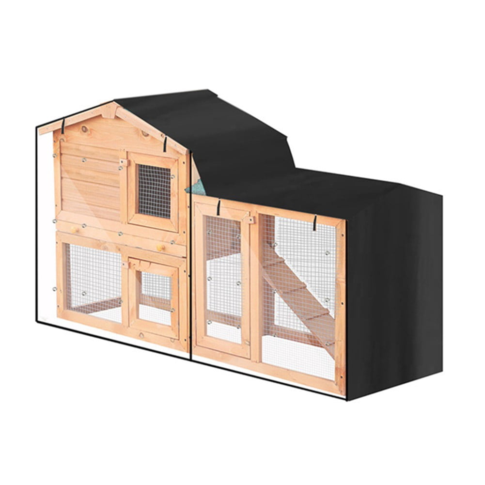 Triangle Rabbit Hutch Cover Indoor Outdoor Rabbit Guinea Pig Hutch Dust Cover